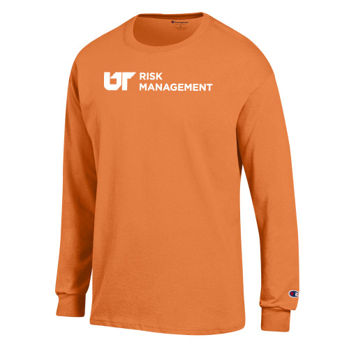  Champion Spirit Orange Long Sleeve T Shirt - Risk Management