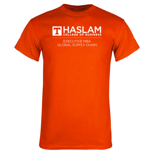  Orange T Shirt - Haslam College of Business Executive MBA Global Supply Chain Centered