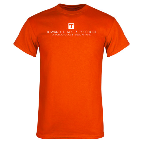  Orange T Shirt - UTK - Baker School of Public Policy and Public Affairs