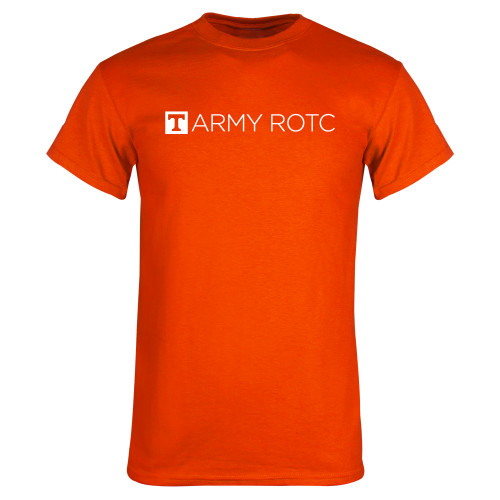  Orange T Shirt - UTK - Army ROTC Flat