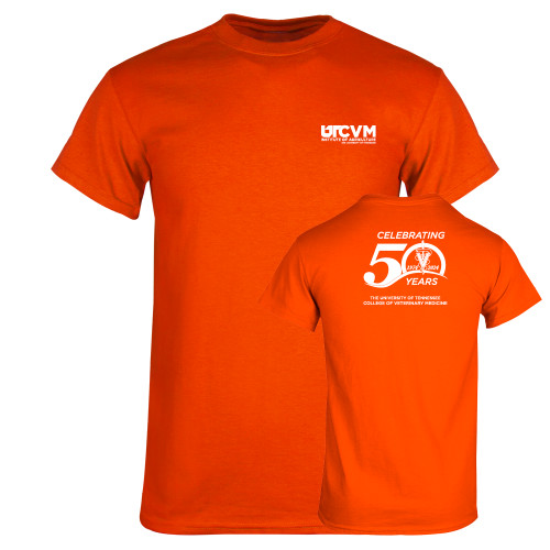  Orange T Shirt - UTCVM 50th Anniversary