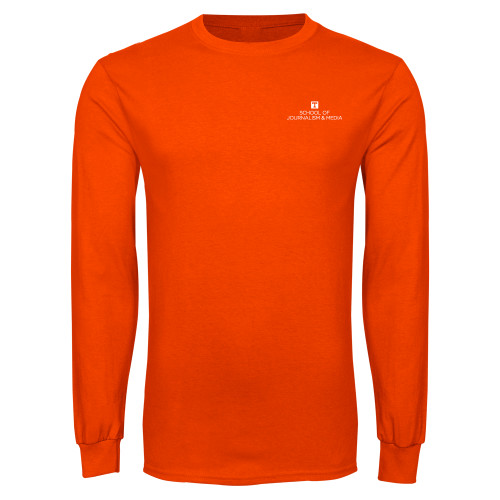  Orange Long Sleeve T Shirt - UT Knoxville School of Journalism and Media