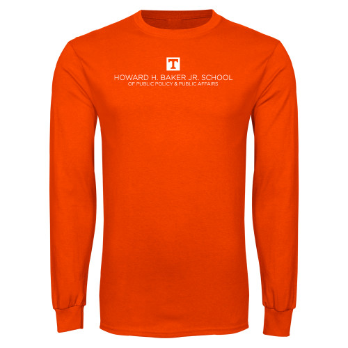  Orange Long Sleeve T Shirt - UTK - Baker School of Public Policy and Public Affairs