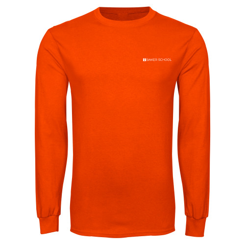  Orange Long Sleeve T Shirt - UTK - Baker School Simplified