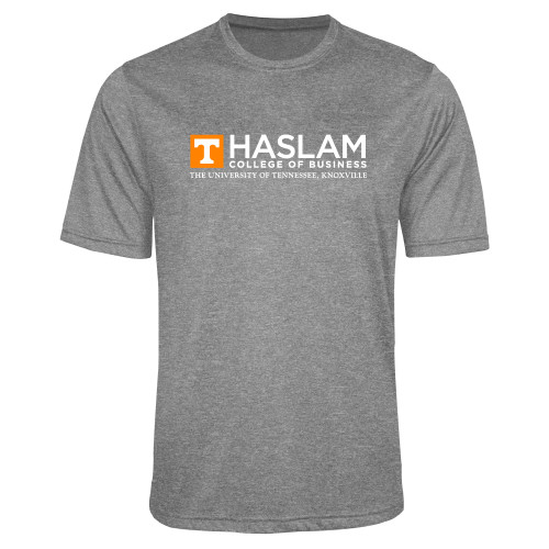  Grey Heather Performance Contender Tee - HASLAM College of Business