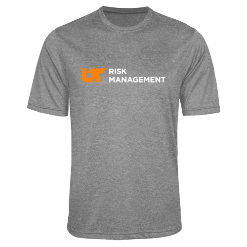  Grey Heather Performance Contender Tee - Risk Management