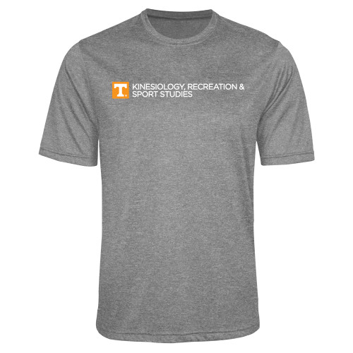  Grey Heather Performance Contender Tee - Kinesiology Recreation and Sport Studies