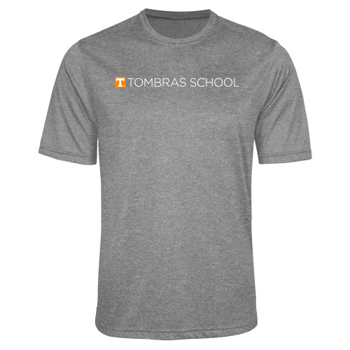  Grey Heather Performance Contender Tee - Tombras School