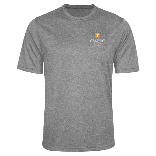  Grey Heather Performance Contender Tee - School of Natural Resources