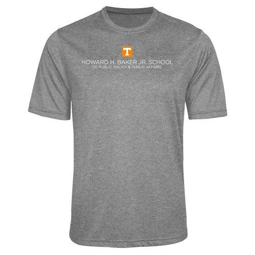  Grey Heather Performance Contender Tee - UTK - Baker School of Public Policy and Public Affairs