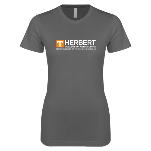  Next Level Womens Charcoal Boyfriend Tee - HERBERT College of Agriculture