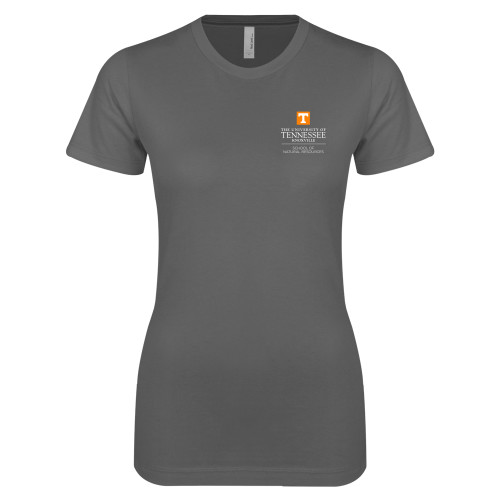  Next Level Womens Charcoal Boyfriend Tee - School of Natural Resources