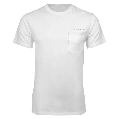  White T Shirt w/Pocket - UTK - Baker School Simplified