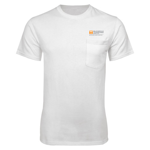  White T Shirt w/Pocket - UTK - Office of Shared Services