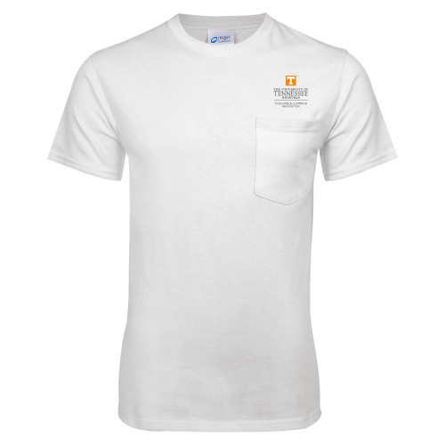  White T-Shirt w/Pocket - Teaching and Learning Innovation