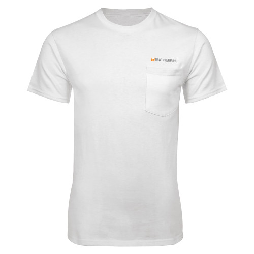  White T-Shirt w/Pocket - Engineering