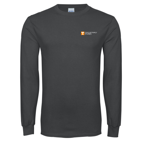  Charcoal Long Sleeve T Shirt - Child and Family Studies