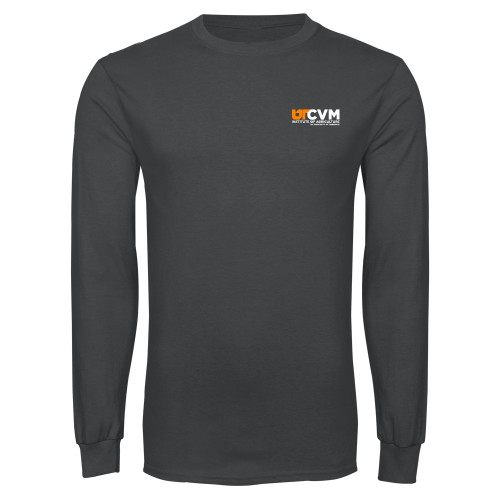  Charcoal Long Sleeve T Shirt - College of Veterinary Medicine