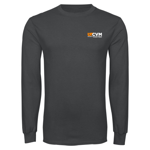  Charcoal Long Sleeve T Shirt - CVM - College of Veterinary Medicine