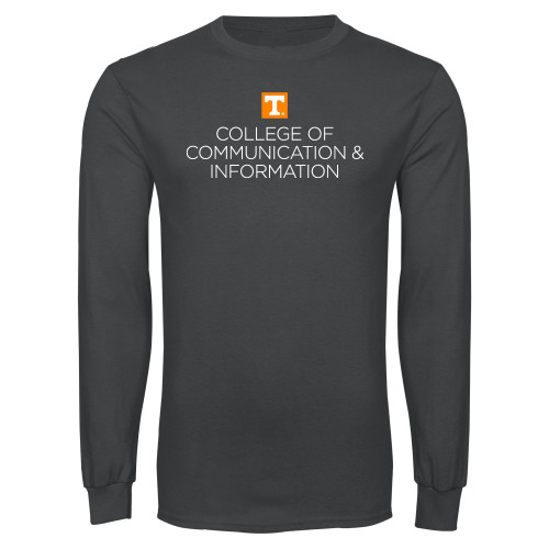  Charcoal Long Sleeve T Shirt - College of Communication and Information