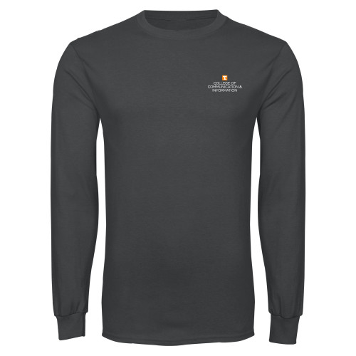  Charcoal Long Sleeve T Shirt - College of Communication and Information