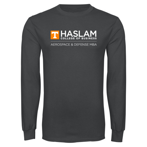  Charcoal Long Sleeve T Shirt - Aerospace and Defense MBA