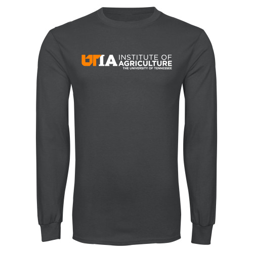  Charcoal Long Sleeve T Shirt - Institute of Agriculture