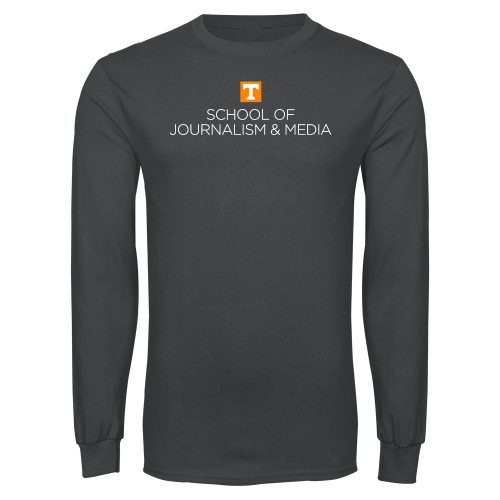  Charcoal Long Sleeve T Shirt - UT Knoxville School of Journalism and Media