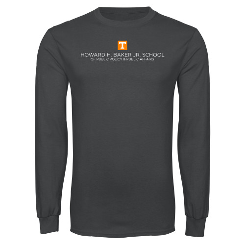  Charcoal Long Sleeve T Shirt - UTK - Baker School of Public Policy and Public Affairs