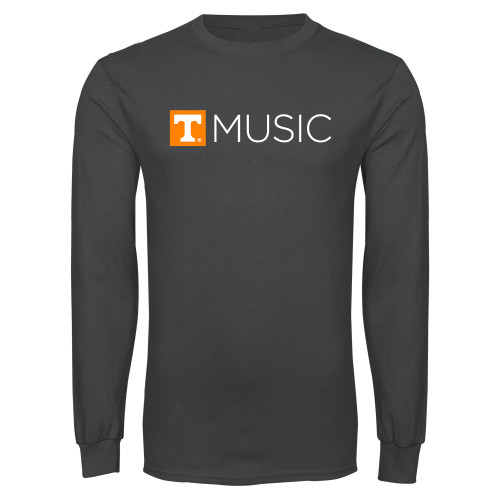  Charcoal Long Sleeve T Shirt - UT Knoxville Music