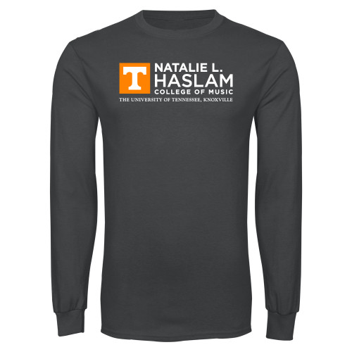  Charcoal Long Sleeve T Shirt - Natalie L Haslam College of Music - UTK