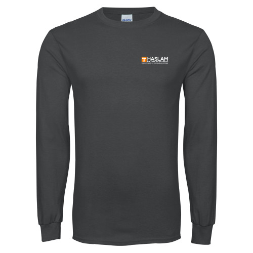  Charcoal Long Sleeve T Shirt - HASLAM College of Business