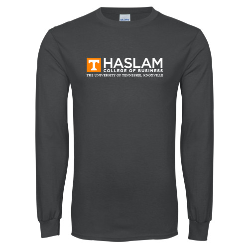  Charcoal Long Sleeve T Shirt - HASLAM College of Business