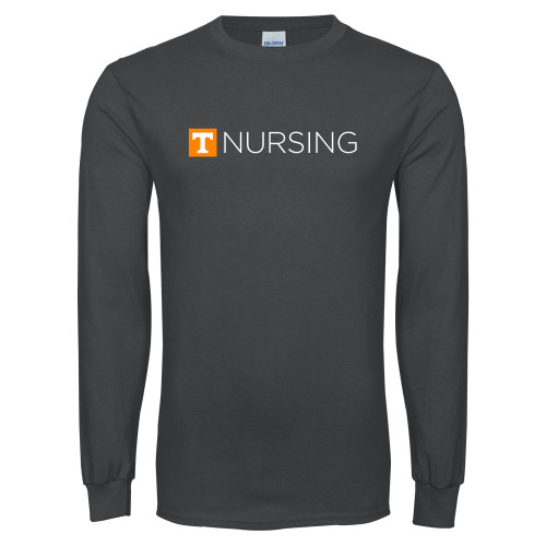  Charcoal Long Sleeve T Shirt - Nursing