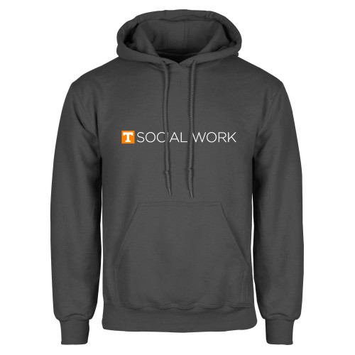  Charcoal Fleece Hoodie - Social Work