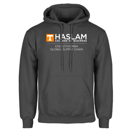  Charcoal Fleece Hoodie - Haslam College of Business Executive MBA Global Supply Chain Centered