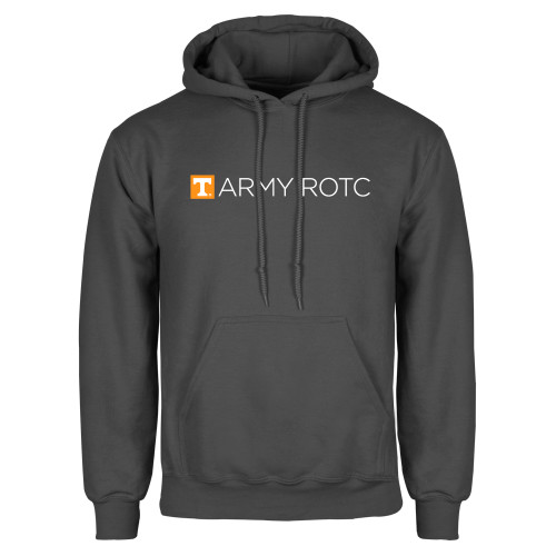  Charcoal Fleece Hoodie - UTK - Army ROTC Flat