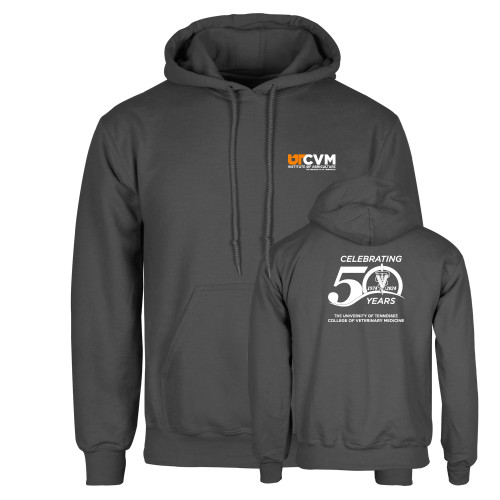  Charcoal Fleece Hoodie - UTCVM 50th Anniversary