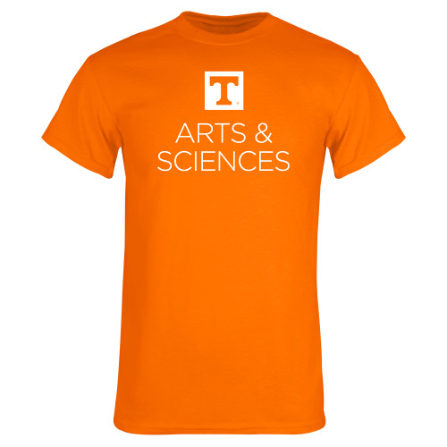  Tennessee Orange T Shirt - UTK - Arts and Sciences Stacked