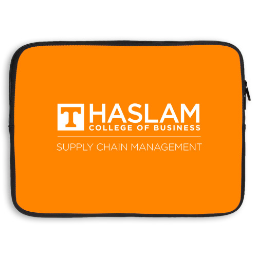  15 inch Neoprene Laptop Sleeve - Supply Chain Management Centered