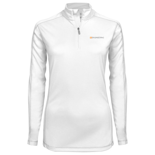 UT Knoxville Syntrel Womens White Interlock 1/4 Z