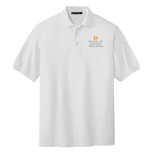  White Silk Touch Polo - School of Natural Resources