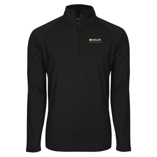  Sport Tek Black Sport Wick Stretch 1/2 Zip Pullover - Gobal Supply Chain Centered Logo