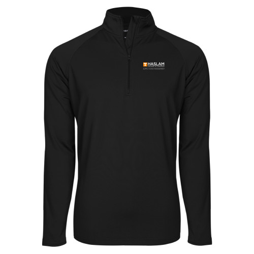  Sport Tek Black Sport Wick Stretch 1/2 Zip Pullover - Supply Chain Management Centered logo