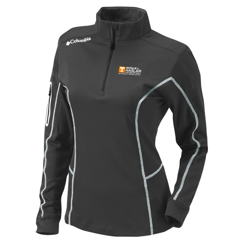  Columbia Womens Omni Wick Shotgun Charcoal 1/4 Zip - Natalie L Haslam College of Music - UTK