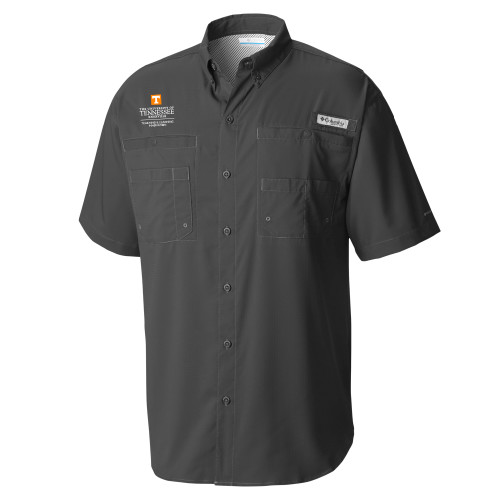  Columbia Charcoal Tamiami Performance Short Sleeve Shirt - Teaching and Learning Innovation