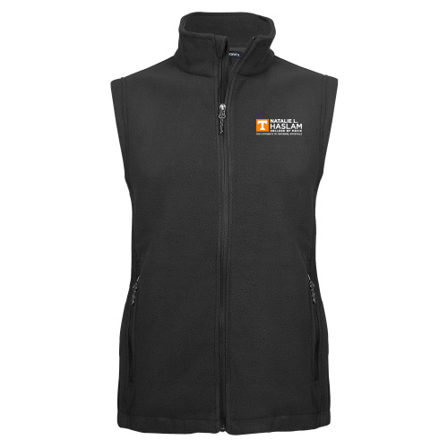  Charcoal Fleece Full Zip Vest - Natalie L Haslam College of Music - UTK