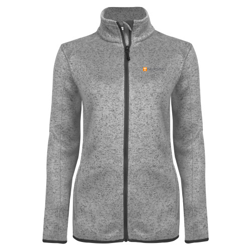 UT Knoxville Womens Grey Heather Fleece Jacket