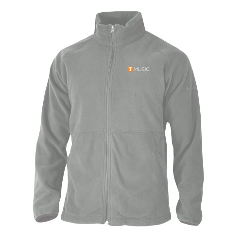  Columbia Grey Everest Ridge Fleece Full Zip Jacket - UT Knoxville Music