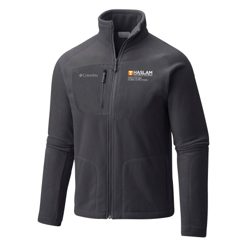  Columbia Charcoal Full Zip Fleece Jacket - Haslam Global Supply Chain Left